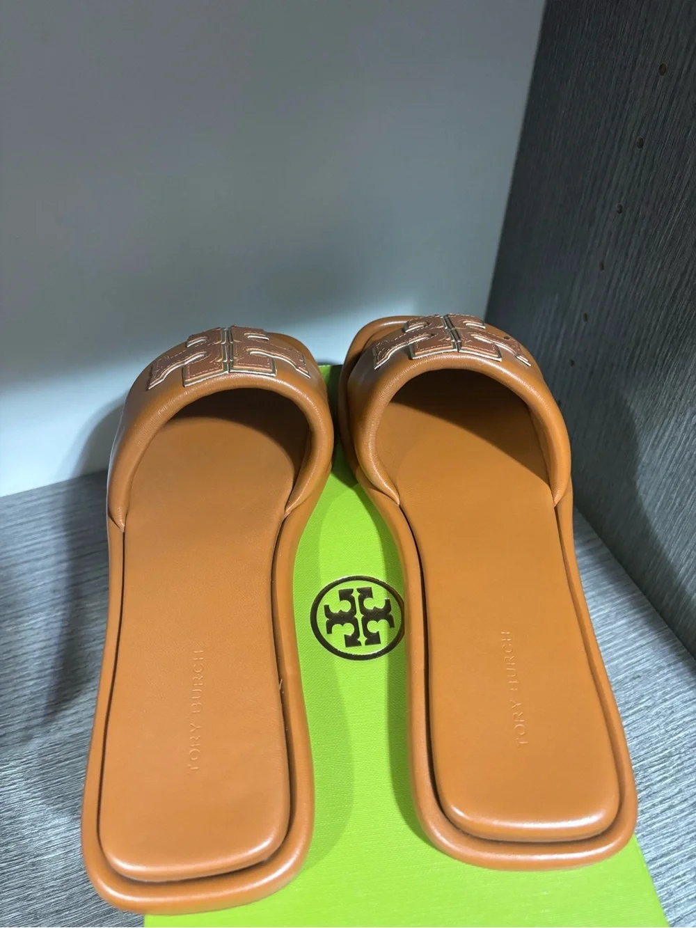 Tory Burch Double T Slides
